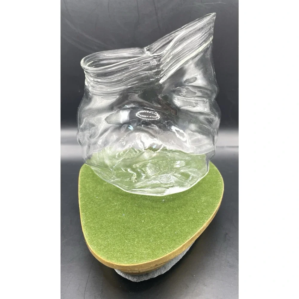 Dainty Realistic Unzipped Glass Sack Bag/Bowl/Jar